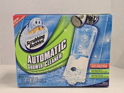 Scrubbing Bubbles Automatic Shower Cleaner Dual Kit w/ 2 Refills *NEW SEALED*