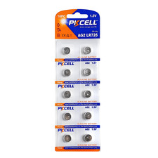  12/2027 10 Pack AG2 LR726 SR59 SR736 V397 396 196 Alkaline battery 1.5 pc watch