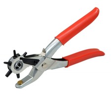 Leather Hole Punch Tool Kit 6 Size Revolving Puncher Belt Strap Craft