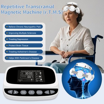 Transcranial Magnetic Brain Wellness Device for Memory Improvment with 19 Modes