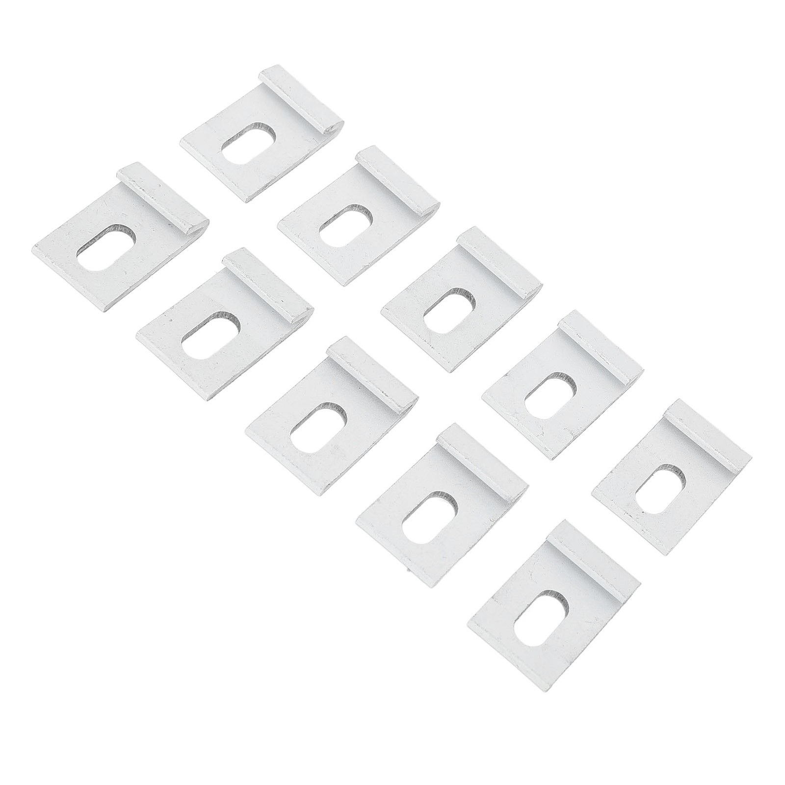 10PCS Greenhouse Base Hook Set Aluminum Greenhouse Base Clips Hook Fixings Attac