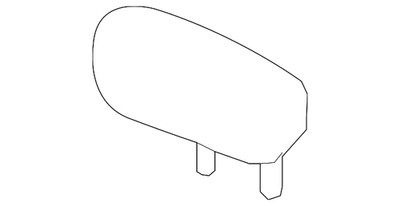 Genuine Nissan Headrest Outer 86430-4BB2B