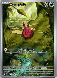 Venipede 132/086 Illustration Rare Black Bolt