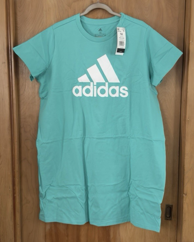 adidas green t shirt dress adidas Kids Loose T-Shirt Dress
