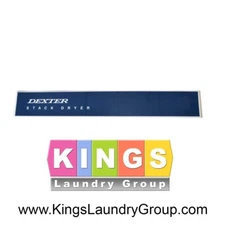 Upper Front Panel Decal For Dexter Dryer  9412-084-001 Free Shipping