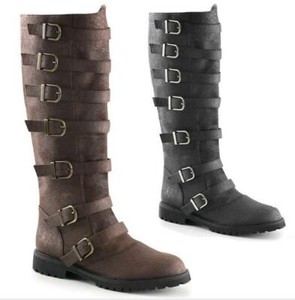 synthetic riding boots