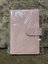 Pink Epi Faux Leather Agenda - Unbranded Personal Rings 25mm