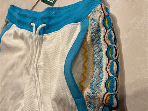 NWT PUMA x COOGI Bermuda Sweat Shorts Aqua White 578127-01 Men’s Medium - Picture 3 of 12