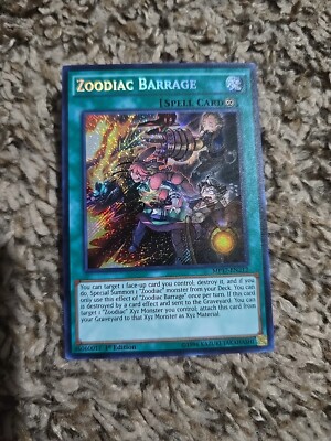 Yugioh Zoodiac Barrage Secret Rare MP17-EN212 1st VLP YU-GI-OH! 1X