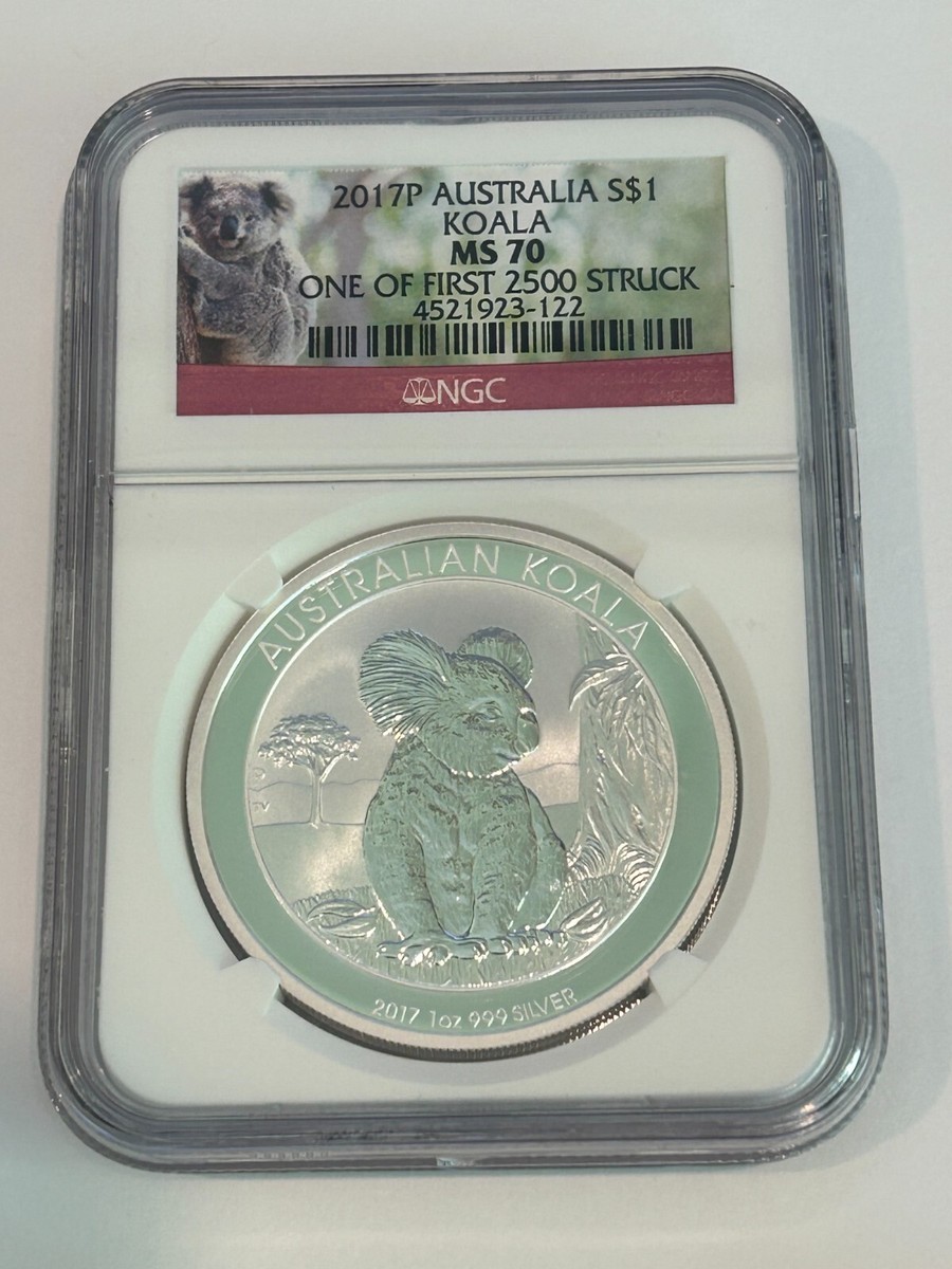 2017-P $1 Australia Silver Koala * NGC MS 70 One of the