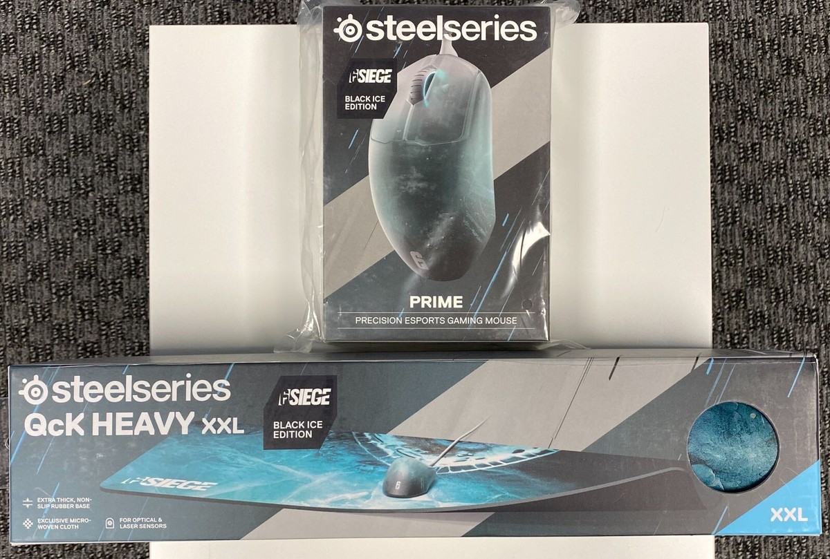 Steelseries Black Ice Limited Edition Prime Mouse and Mousepad