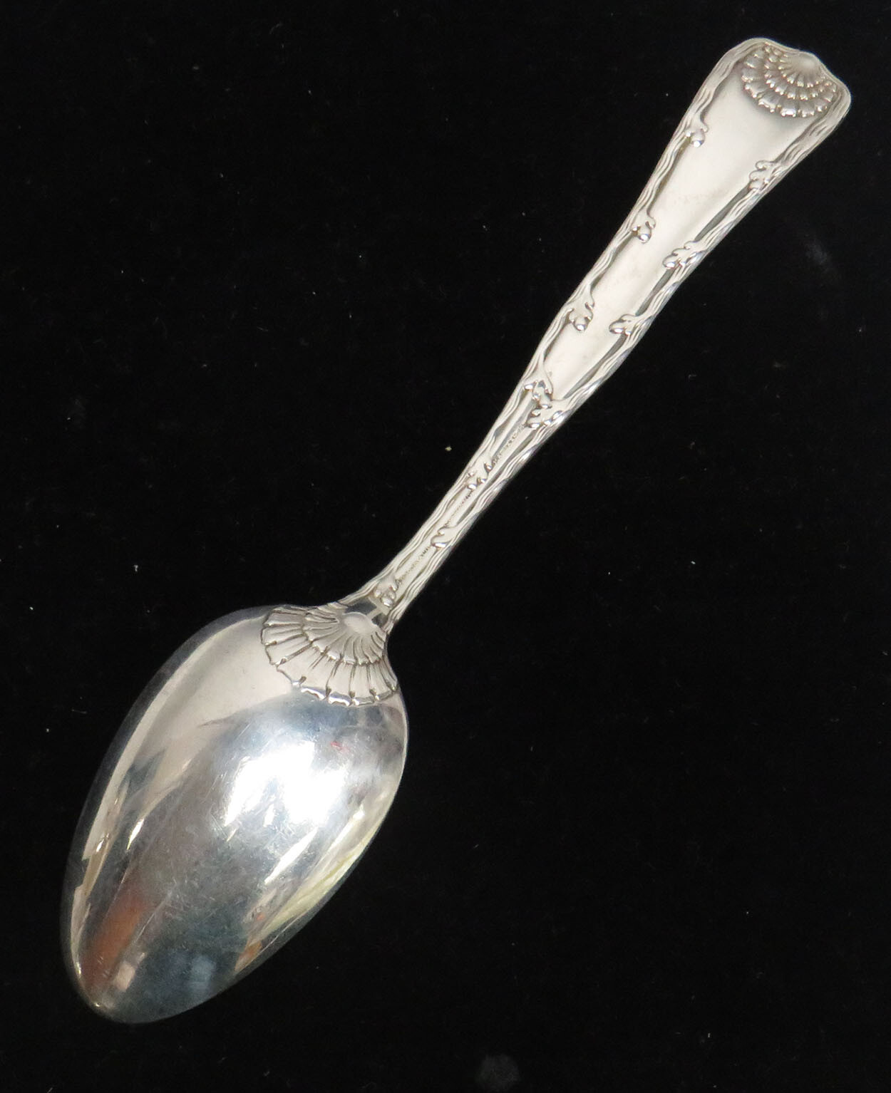 TIFFANY & CO WAVE EDGE STELRING SILVER 8 5/8" TABLESPOON / DESSERT