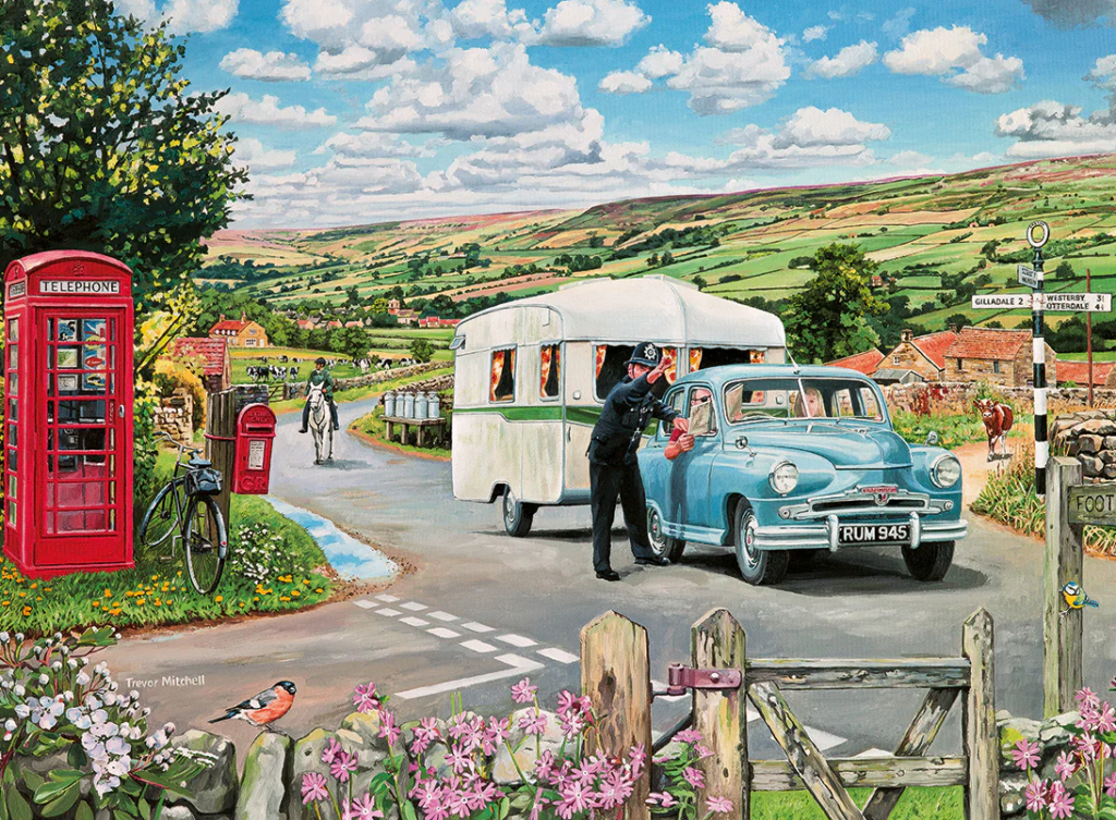 Gibsons Which Way to the Campsite? by Trevor Mitchell 1000 piece jigsaw puzzle