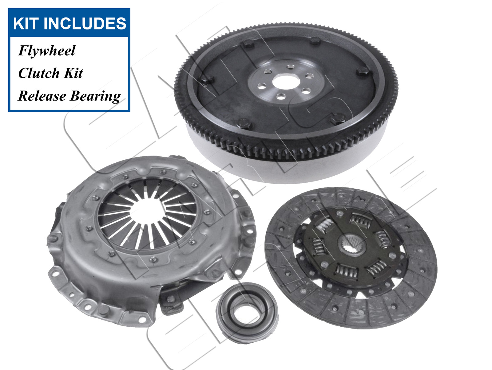 KIT DE EMBRAGUE PARA MITSUBISHI L200 2.5 DiD volante de una sola masa kb4 4d56t 4x4 06- eBay