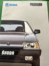 The Skoda Range Original Car Sales Brochure Collectible In German