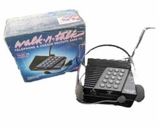   1980  s Wicom Walk And Talk Hands Free TelePhone Cordless Walkman /FM Radio  