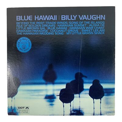Blue Hawaii Billy Vaughn Paramount DOT Records USA Album LP Vinyl Used