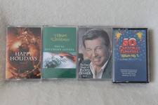 Lot of 4 Christmas Cassette Tapes