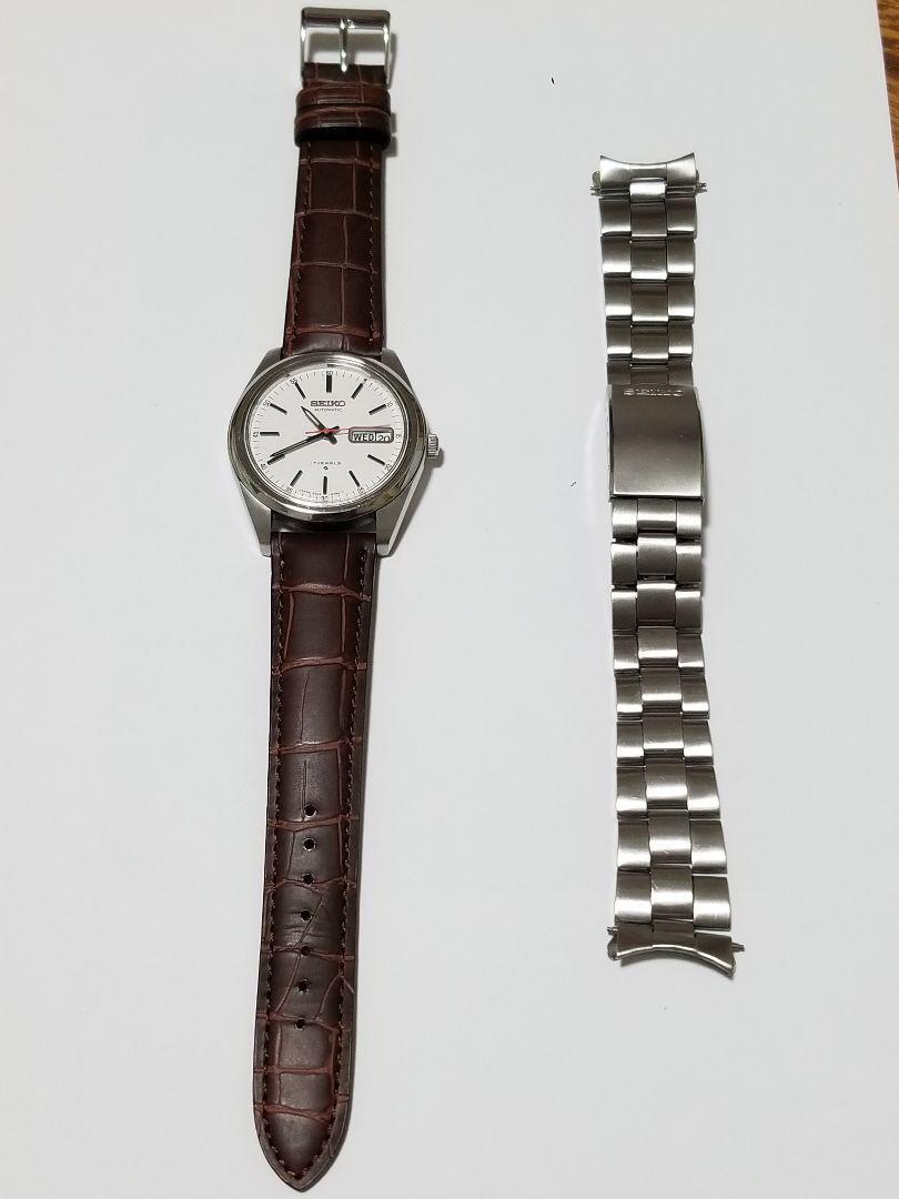 Seiko 6309-8250 Stainless Steel Day Date 17 Jewels Automatic Mens 