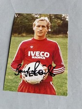 BERND DÜRNBERGER FC Bayern München 1972-1985 signed IVECO Autogrammkarte 10x15