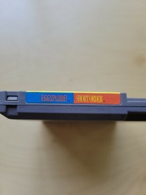 *AUTHENTIC* NES Short Order / Eggsplode, 1989 *CART ONLY*TESTED*