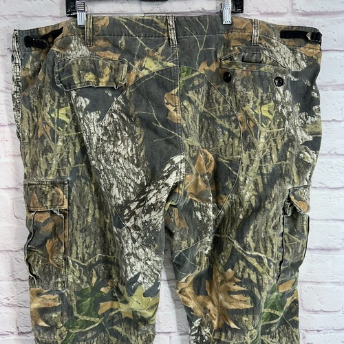 Redhead Mens 3XL Realtree Camo Pants Cargo Pockets Adjustable Waist 50x31 - Picture 11 of 17