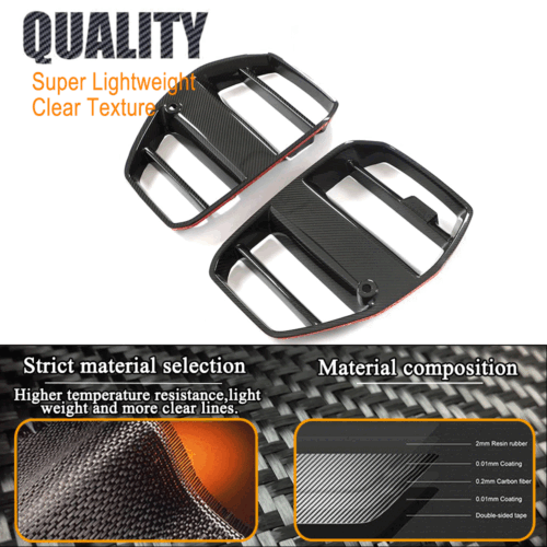 Für BMW G80 M3 G82 G83 M4 2021-2023 Carbon Front Kühlergrill Frontgrill Grill - Bild 7 von 14