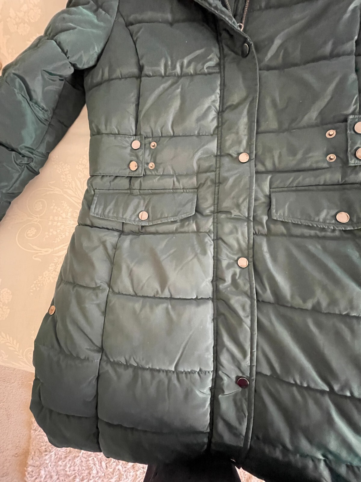 Sainsburys TU Ladies Parka Coat with Hood size 16 in green eBay