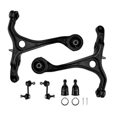 6PC Front Lower Control Arm Ball Joints Sway Bars For 03-2007 Honda Accord TS