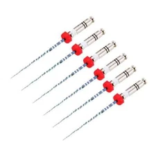 Vakker V Blue 25mm Taper 04 #45 NiTi Rotary Engine Files, 6/Pk White Color