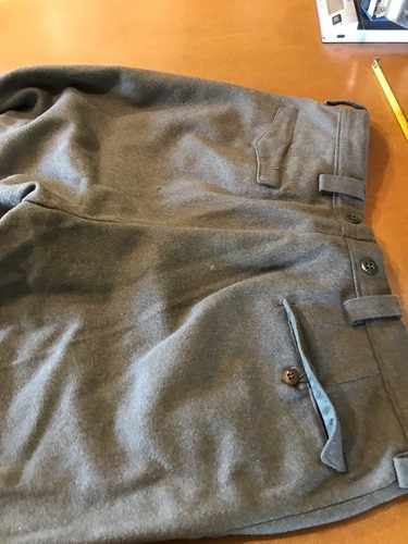 Vintage East German NVA Military Pants Flannel Wool Trousers - Picture 5 of 13