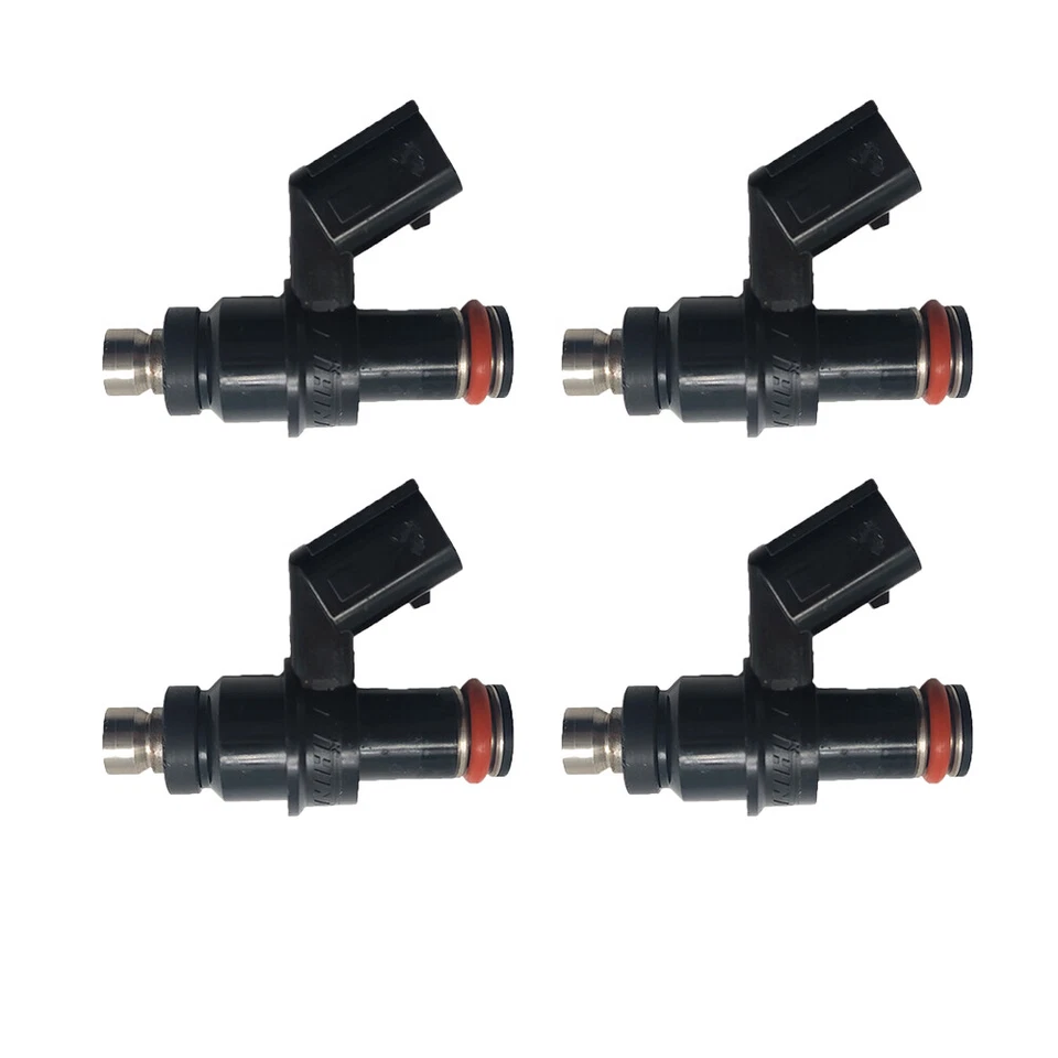 49033-0015 4pcs Fuel Injectors For 2007-2012 Kawasaki Ninja ZX6R ZX600R ZX600P Foto 3 de 4