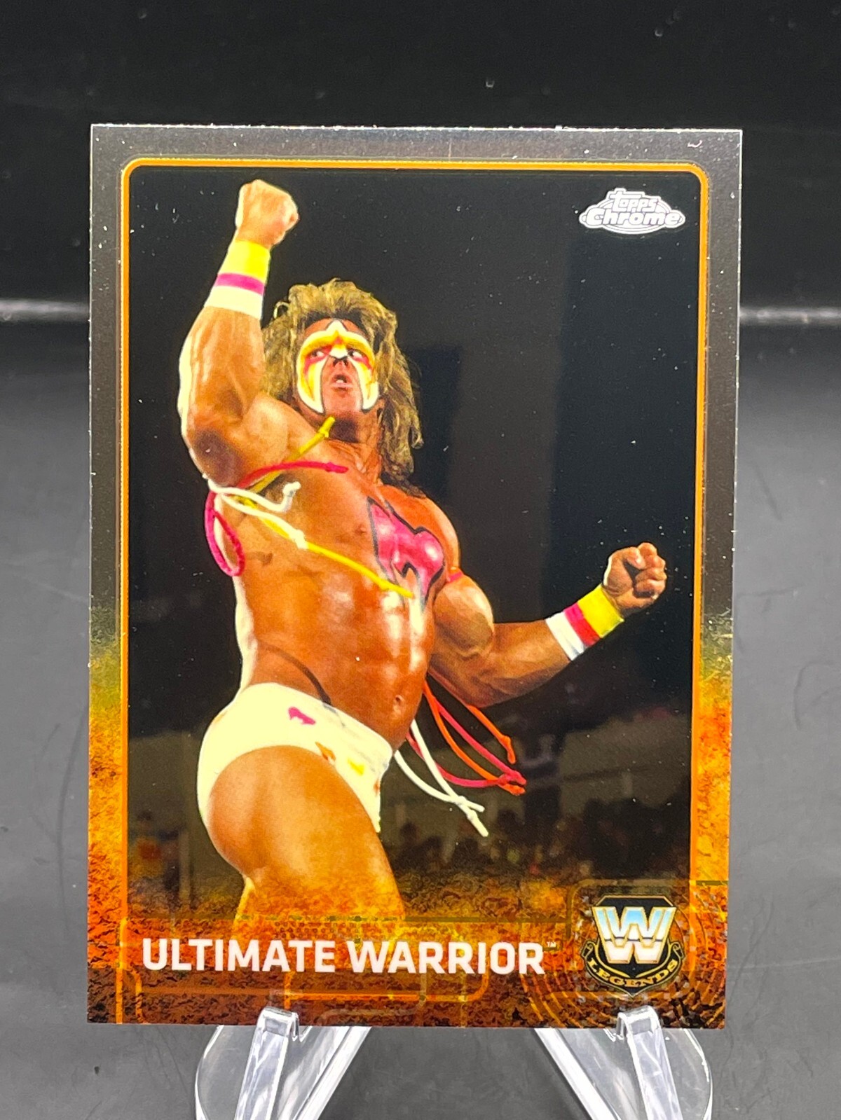 2015 Topps Chrome WWE Legends Ultimate Warrior #90