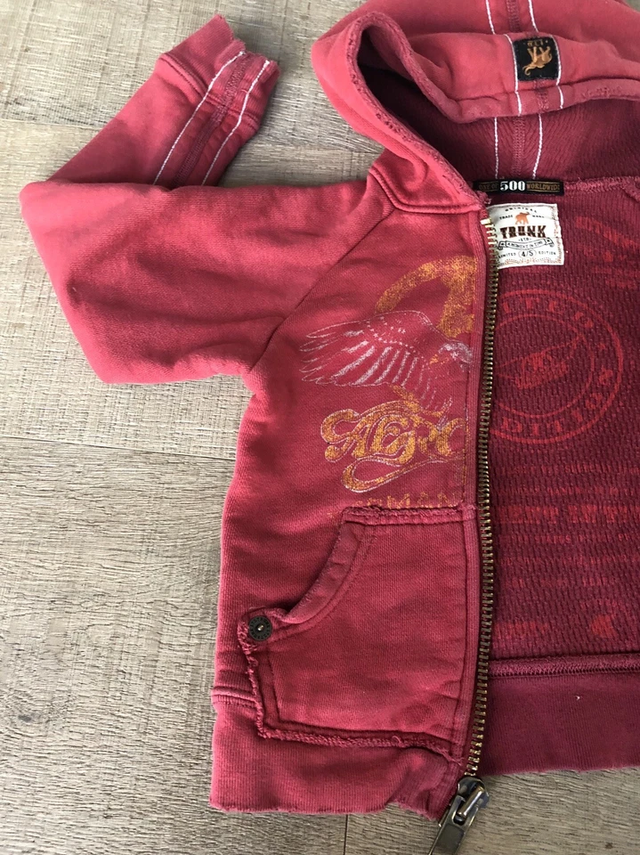 Sudadera con capucha y cremallera True Religion para niños talla 5 años niño o niña Foto 2 de 4