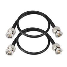 2Pcs 3G/6G HD SDI Cable BNC Cable 1ft Thin Short Belden 1855A for HD SDI Video