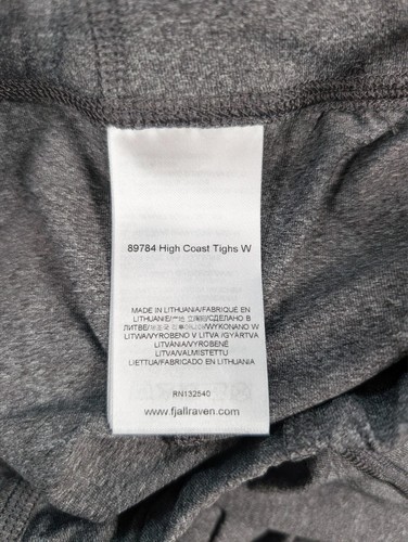 Fjallraven High Coast Tights Womens sz XXS Dark Gray Performance NWT - Picture 7 of 10
