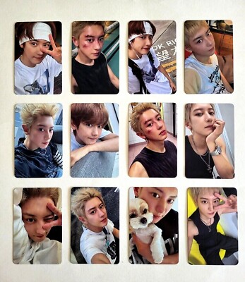 EXO CHANYEOLサイン と CHANYEOL EXO 1ST Mini Album Black Out Official Photocard Photo