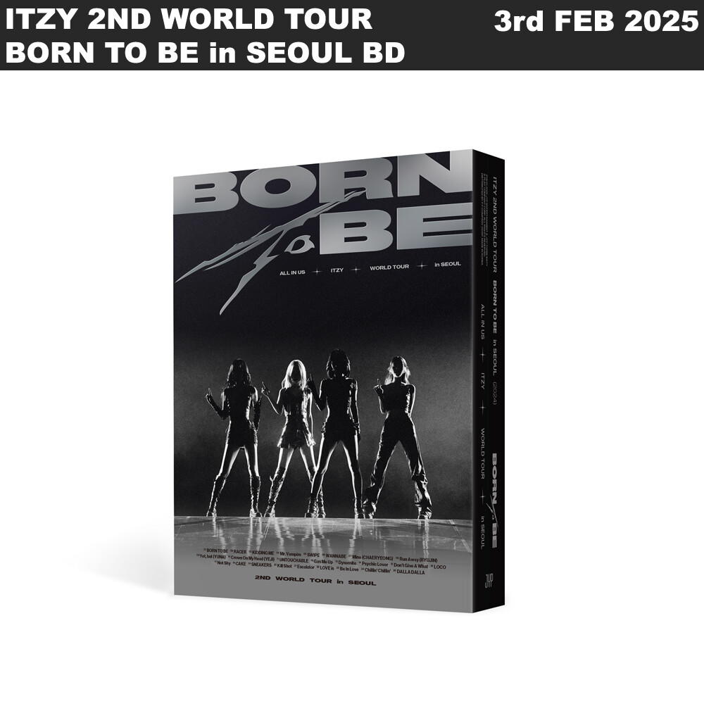 ITZY 2nd World Tour BORN TO BE フリスビー ITZY 2ND WORLD TOUR BORN TO BE in SEOUL Blu-ray 2Discs+Photobook+