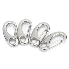M30-M100 Key Buckle Snap Spring Clip Hook Backpack Carabiner 304 Stainless Steel
