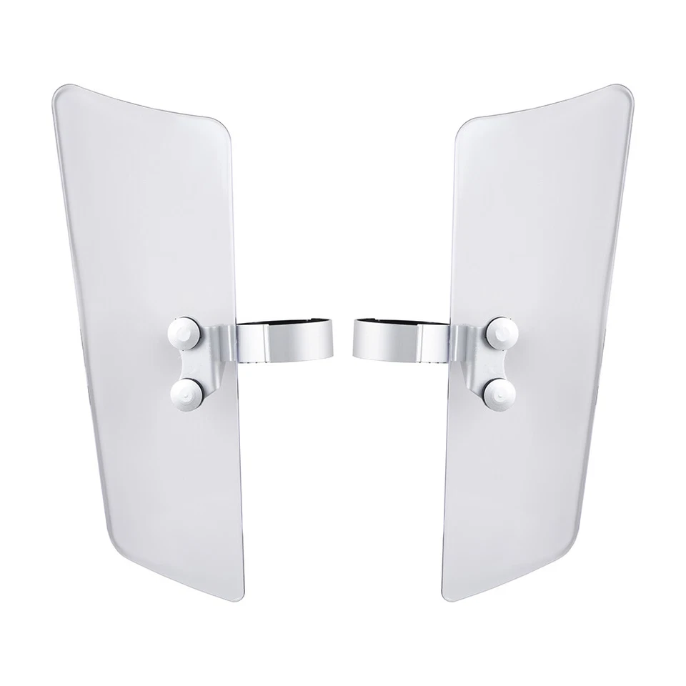 Deflector protector de viento de aire de horquilla delantera transparente para Yamaha Honda Kawasaki Suzuki Foto 2 de 2