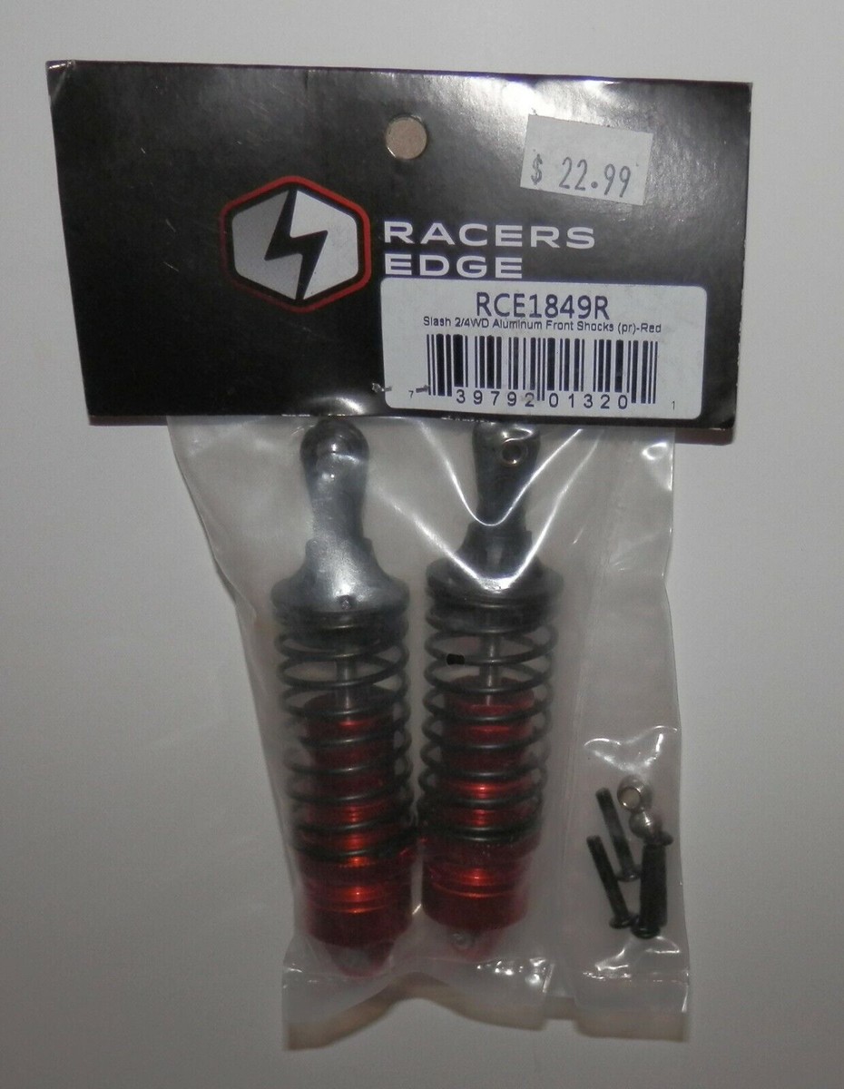 その他 jg Racers Edge Slash 2/4 WD Aluminum Front Shocks Red (pair