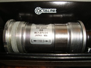 Shimano 5500 105 Soporte Inferior 68 1 37x24 118 5mm Bsa Octalink Nuevo Viejo Stock Ebay