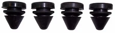 1951-1966 GM convertible top pump motor 4 new rubber mounting feet, grommets
