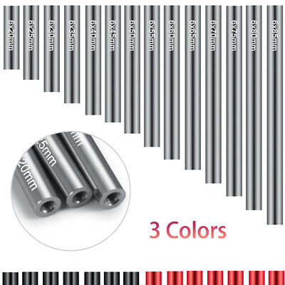 Metal 6.0mm Pull Rod Links 20-100mm Red fr 1/10 RC SCX10 CC01 ax10 f350 RC01 D90