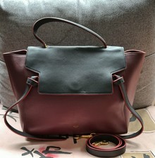 Céline Gürteltasche zweifarbig Leder Handtasche 