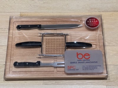 Cutting Board & Carving Set (5 Pieces)