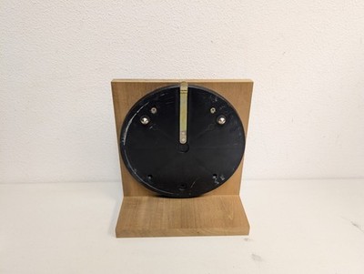 VINTAGE RUSSIAN RED OCTOBER SUBMARINE WALL CLOCK WITH KEY & STAND