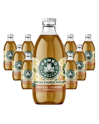 Kambo Kombucha COCONUT   GINGER   PINEAPPLE 330 ML Set Of 12