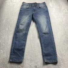 The Perfect Jean NYC Men 29x30 Blue Athletic Fit Stretch Tapered Medium Wash