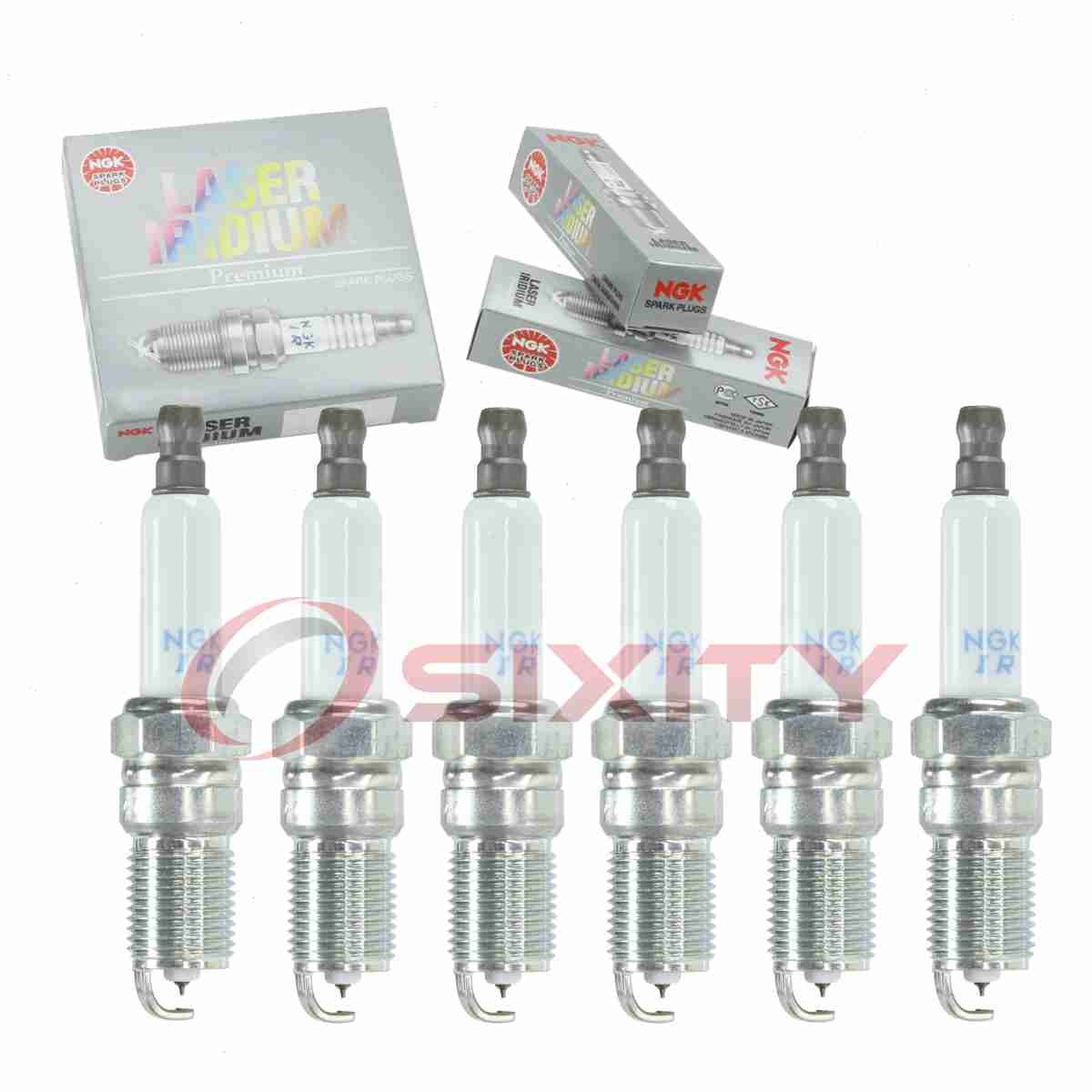 6 pc NGK Laser Iridium Spark Plugs for 1997-2000 Isuzu Hombre 4.3L V6 ip